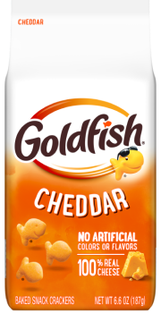 Package of Goldfish® Cheddar baked snack crackers