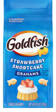 Package of Goldfish® Strawberry Shortcake Graham cracker snacks